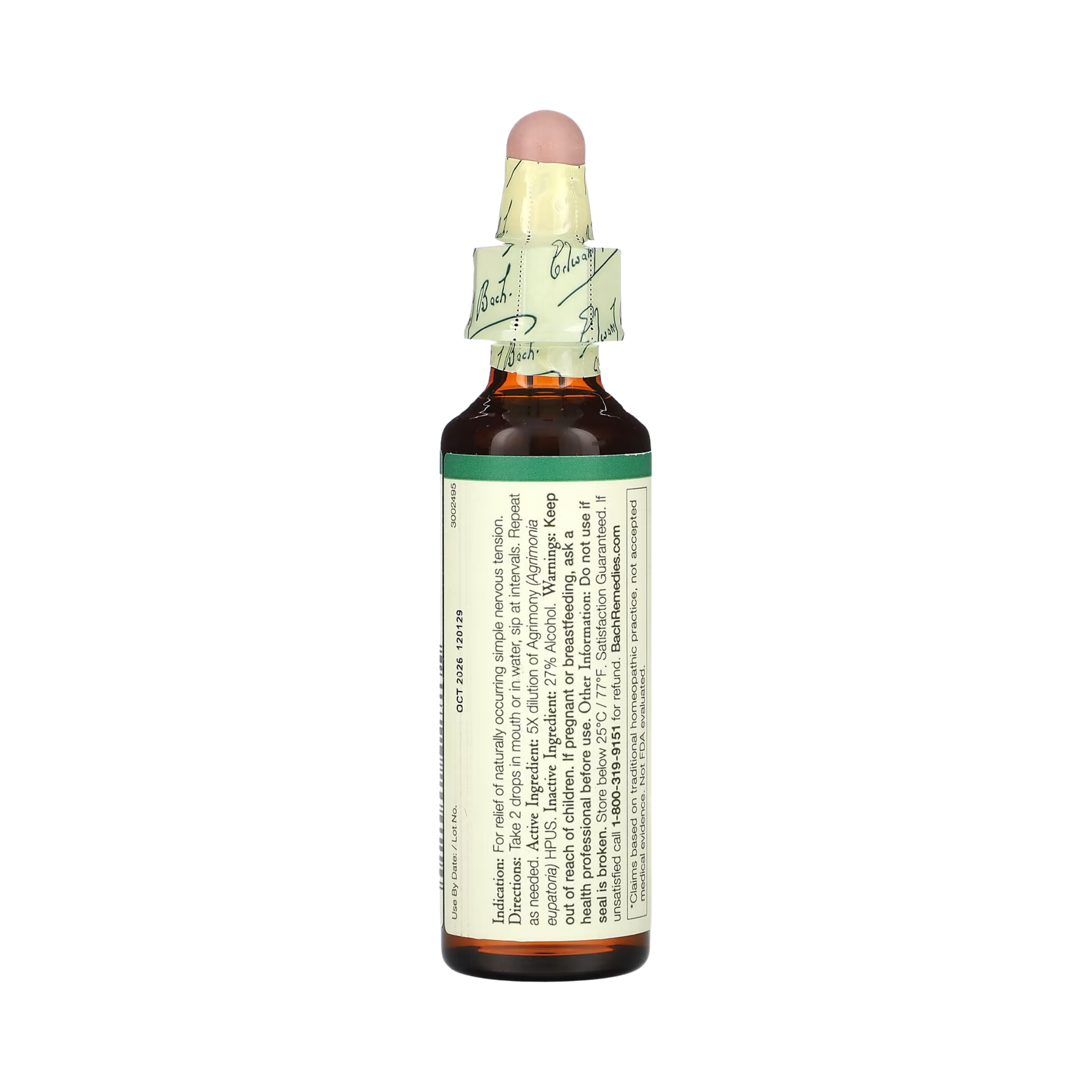 Bach, Original Flower Remedies, Agrimony, 20 ml