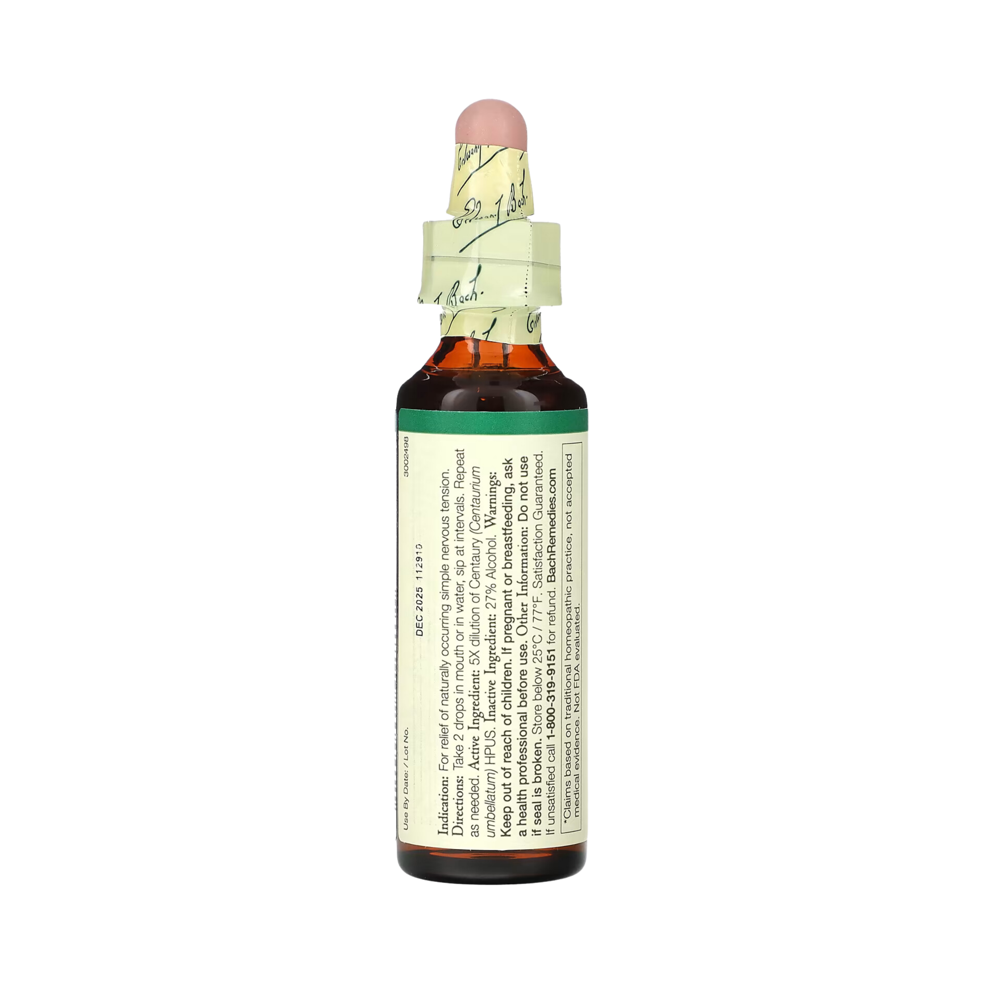 Bach, Original Flower Remedies, Centaury, 20 ml