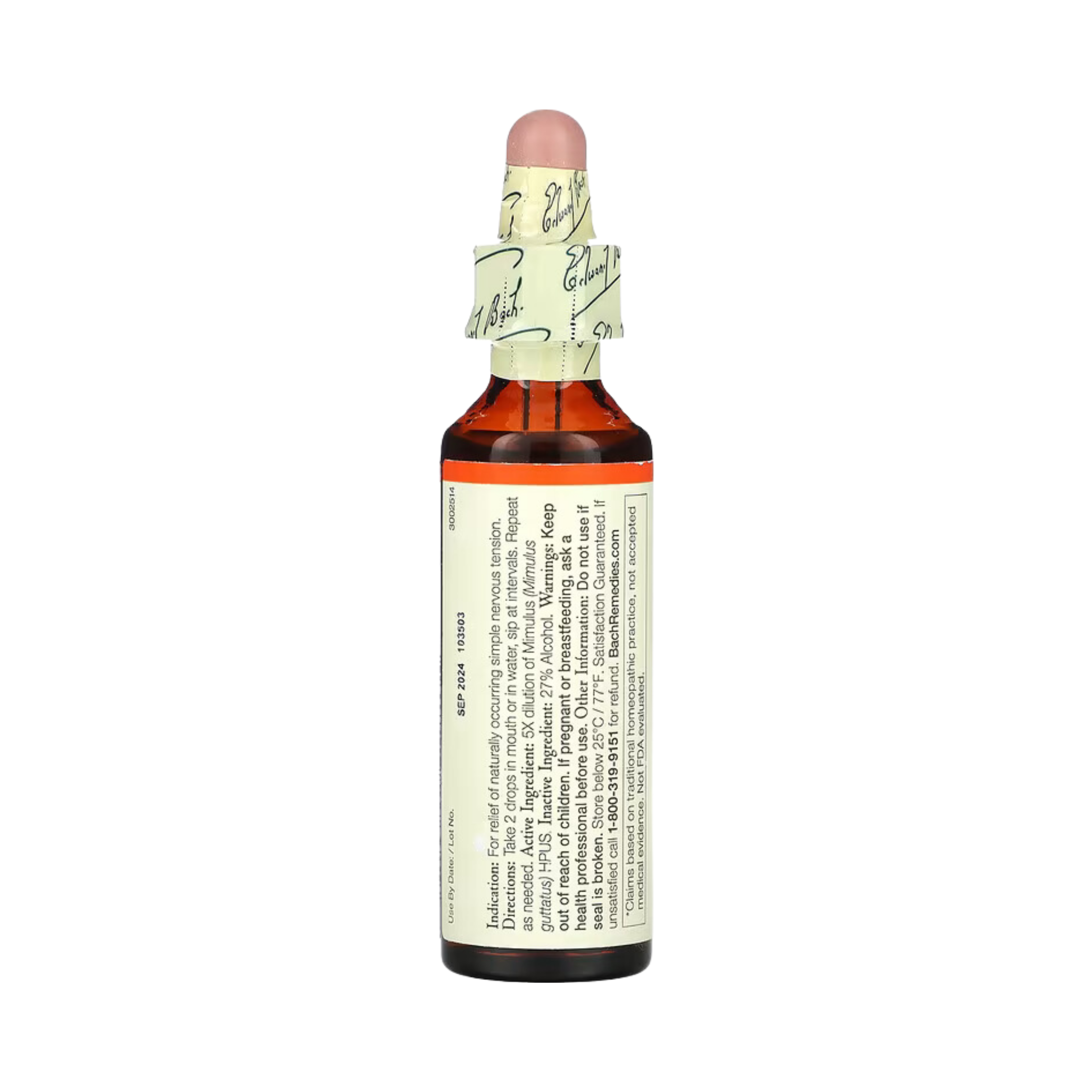 Bach, Original Flower Remedies, Mimulus, 20 Ml