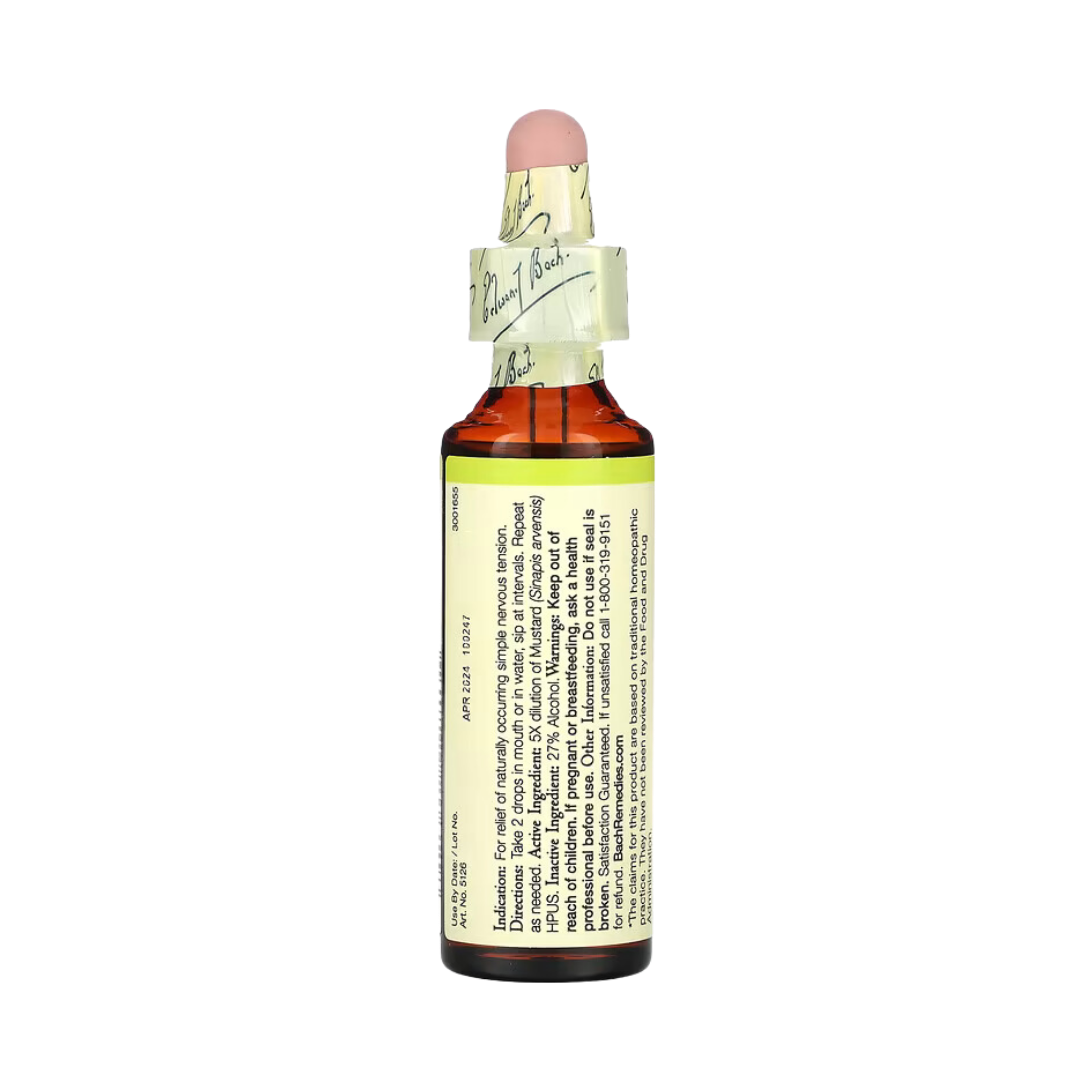 Bach, Original Flower Remedies, Mustard, 20 ml