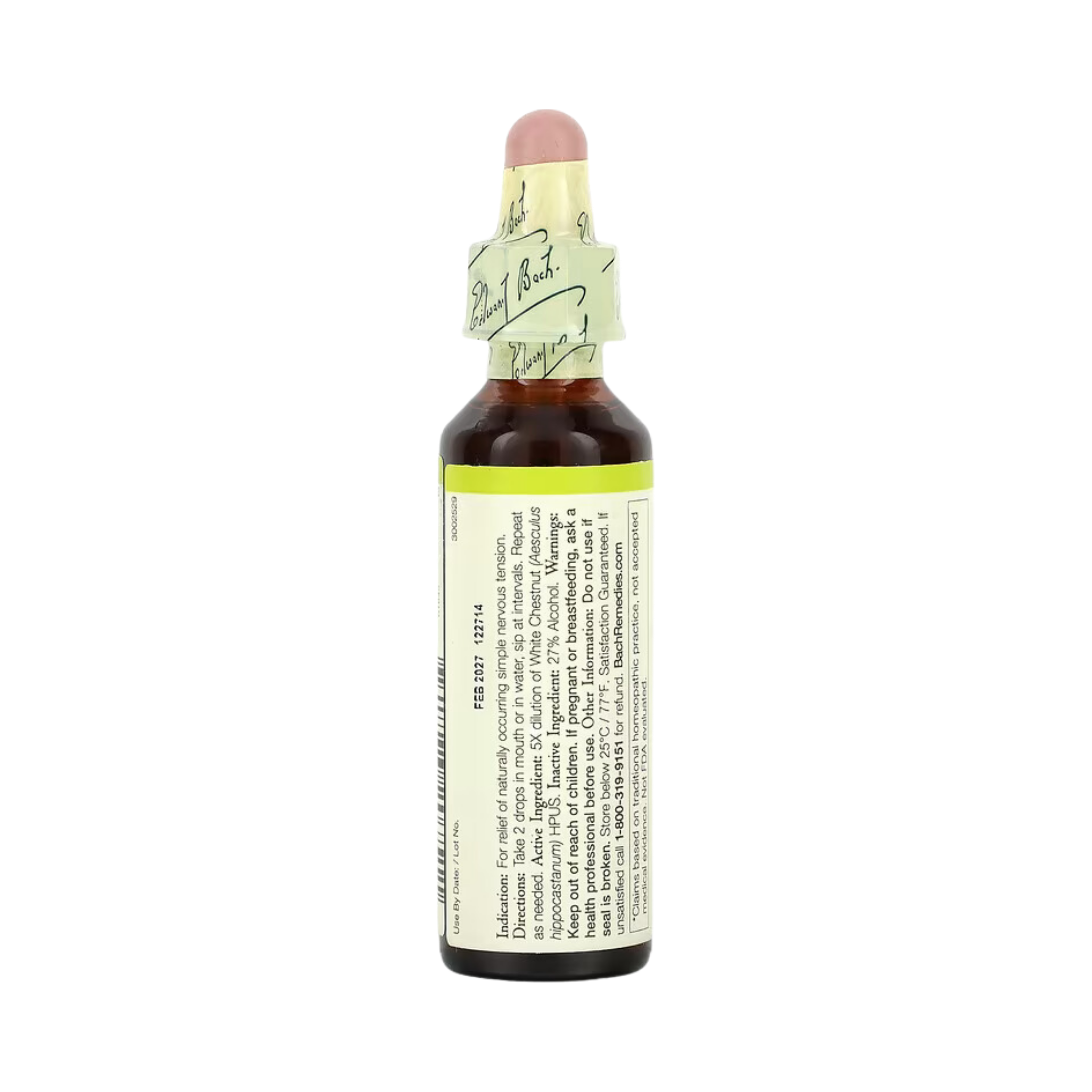 Bach, Original Flower Remedies, White Chestnut, 20 ml