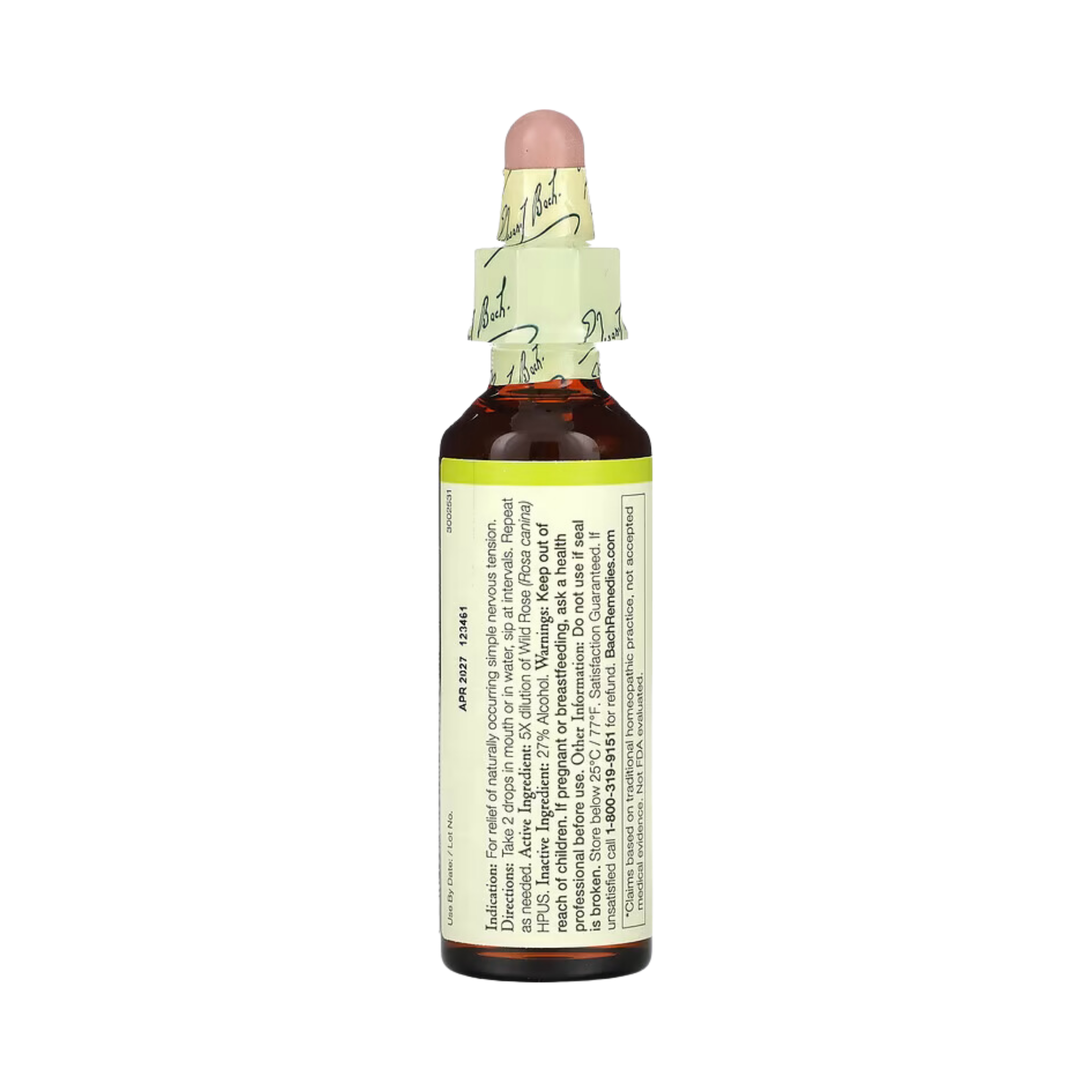 Bach, Original Flower Remedies, Wild Rose, 20 ml