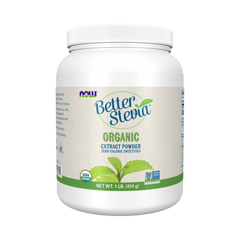 NOW Foods, Better Stevia, Organic Extract Powder, 1 Lb