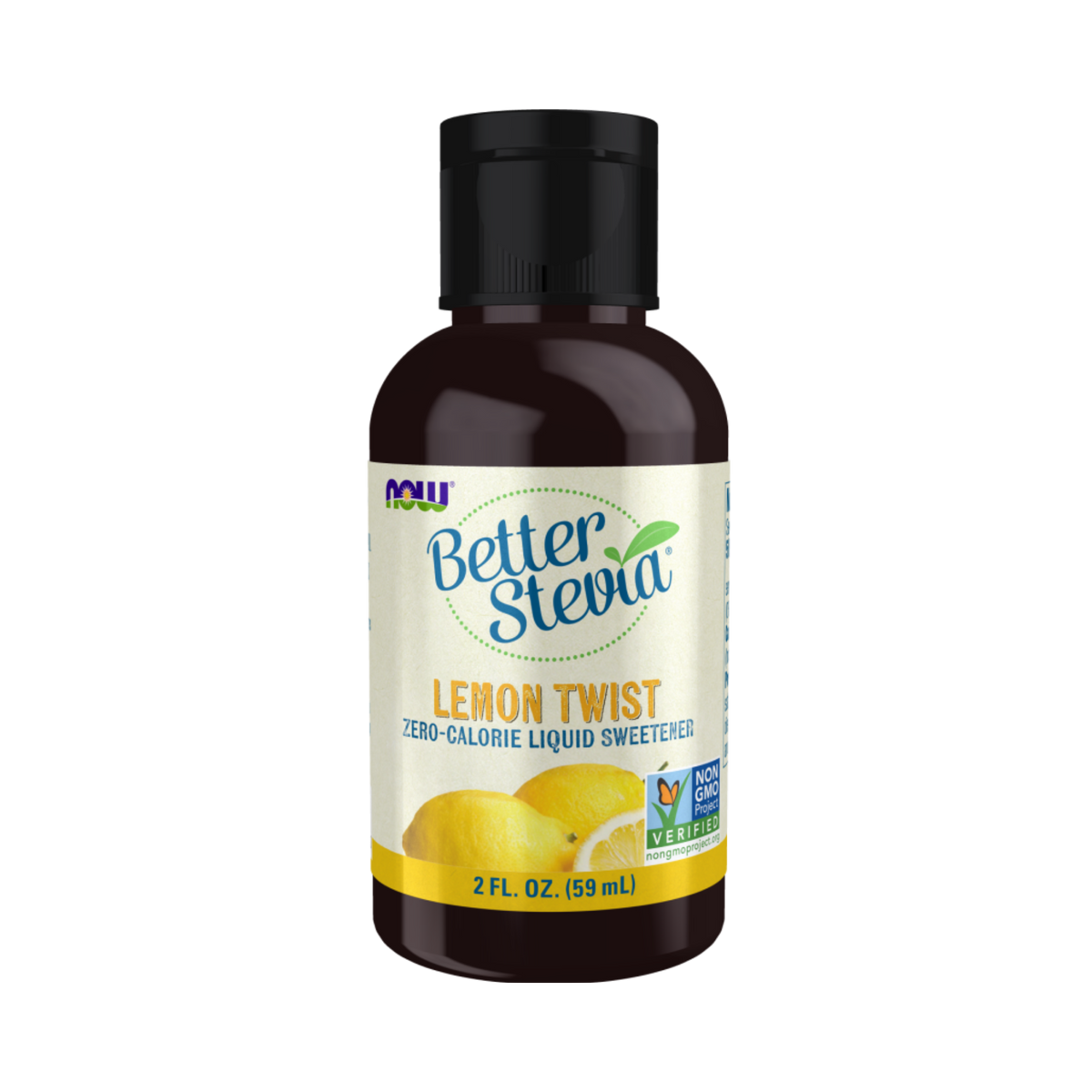 NOW Foods, Better Stevia, Zero-Calorie Liquid Sweetener, Lemon Twist, 2 Fl Oz