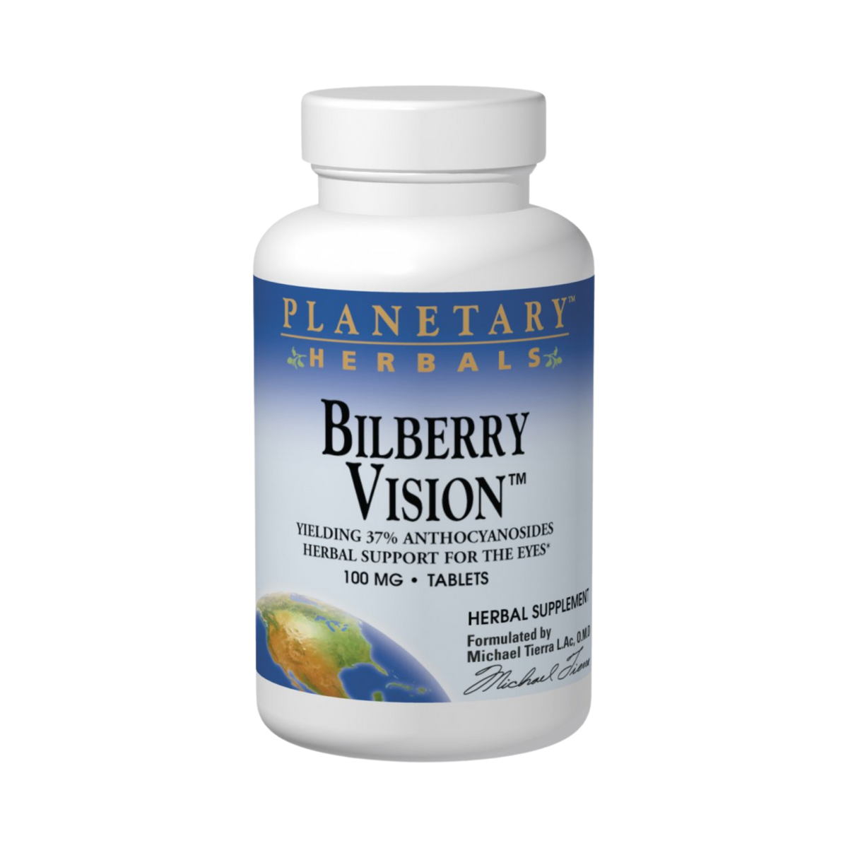 Planetary Herbals, Bilberry Vision, 60 Tablets