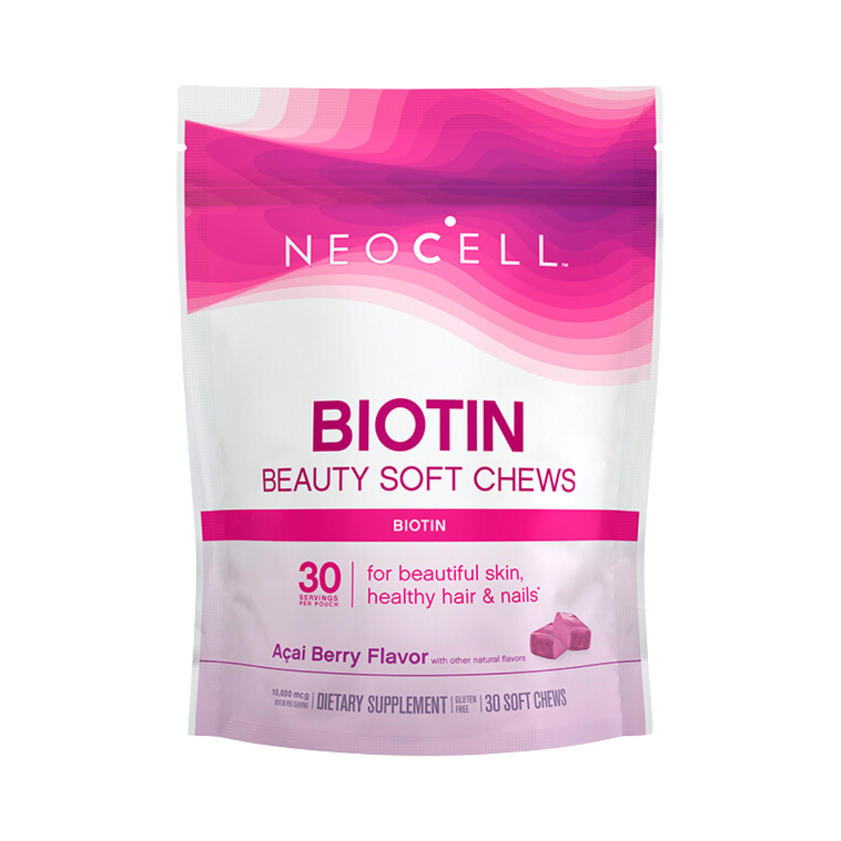 Neocell, Biotin Beauty Soft Chews, 30 Soft Chews