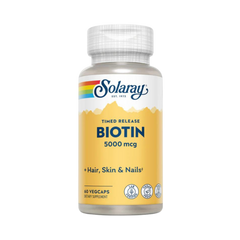 Solaray, Biotin, 5,000mcg, 60 Capsules