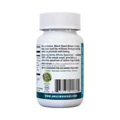 Amazing Herbs, Black Seed Fenuzyme Bronc Care, 60 Capsules