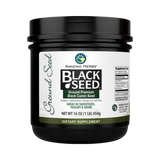 Amazing Herbs, Black Seed, Ground Premium Black Cumin Seed, 1 Lb