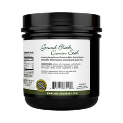 Amazing Herbs, Black Seed, Ground Premium Black Cumin Seed, 1 Lb