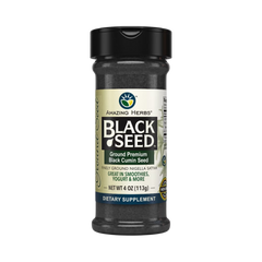 Amazing Herbs, Black Seed, Ground Premium Black Cumin Seed, 4 Oz