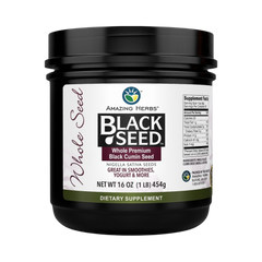 Amazing Herbs, Black Seed, Whole Premium Black Cumin Seed, 16 Oz