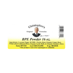 Christopher's Original Formulas, Blood Circ Formula (BPE) Bulk 1 Lb. Powder