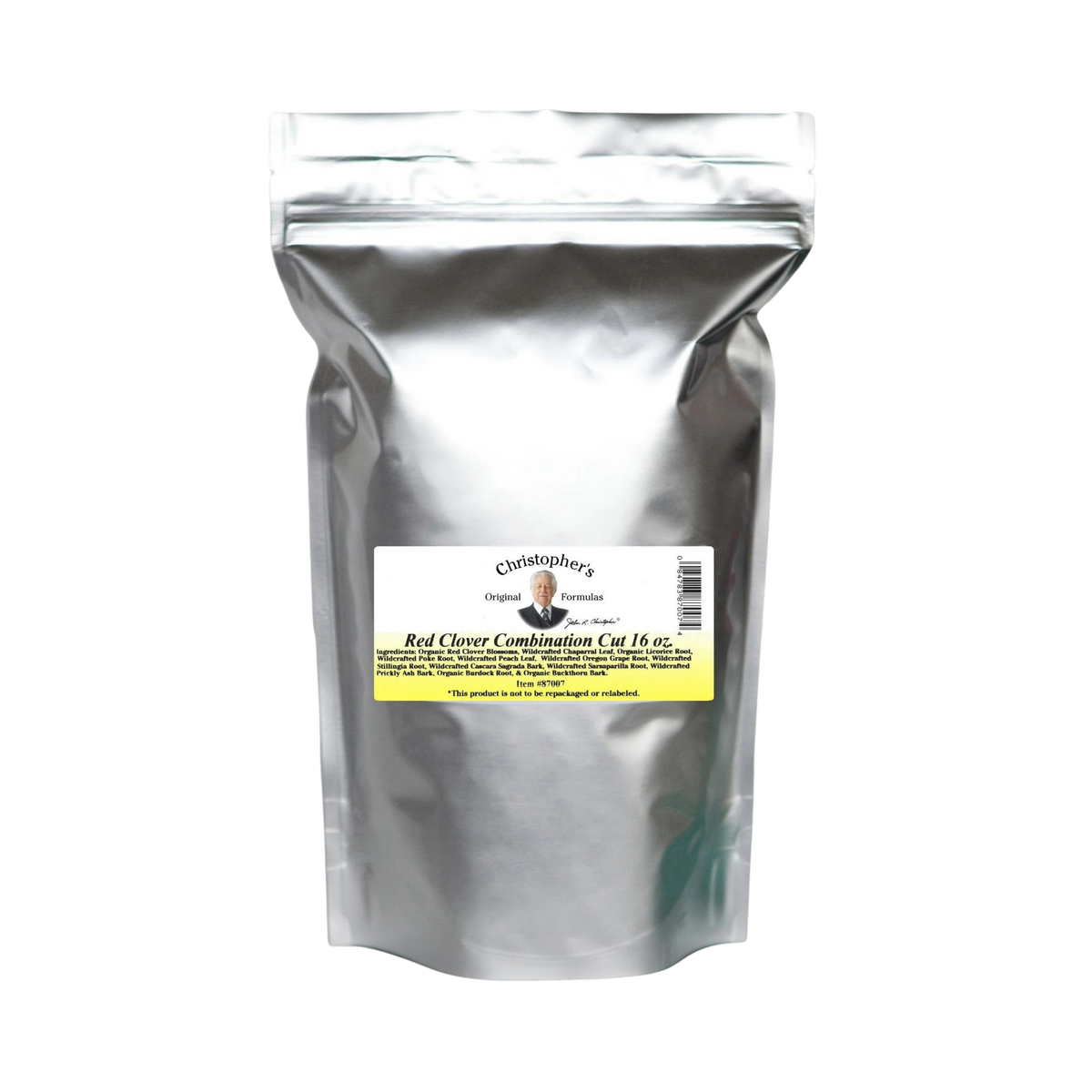 Christopher's Original Formulas, Blood Stream Formula (Red Clover Combination) Bulk 1 Lb Cut/Sifted