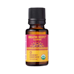 Desert Essence, Breathe Deeply Organic Essential Oil, 0.5 Oz