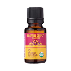 Desert Essence, Breathe Deeply Organic Essential Oil, 0.5 Oz