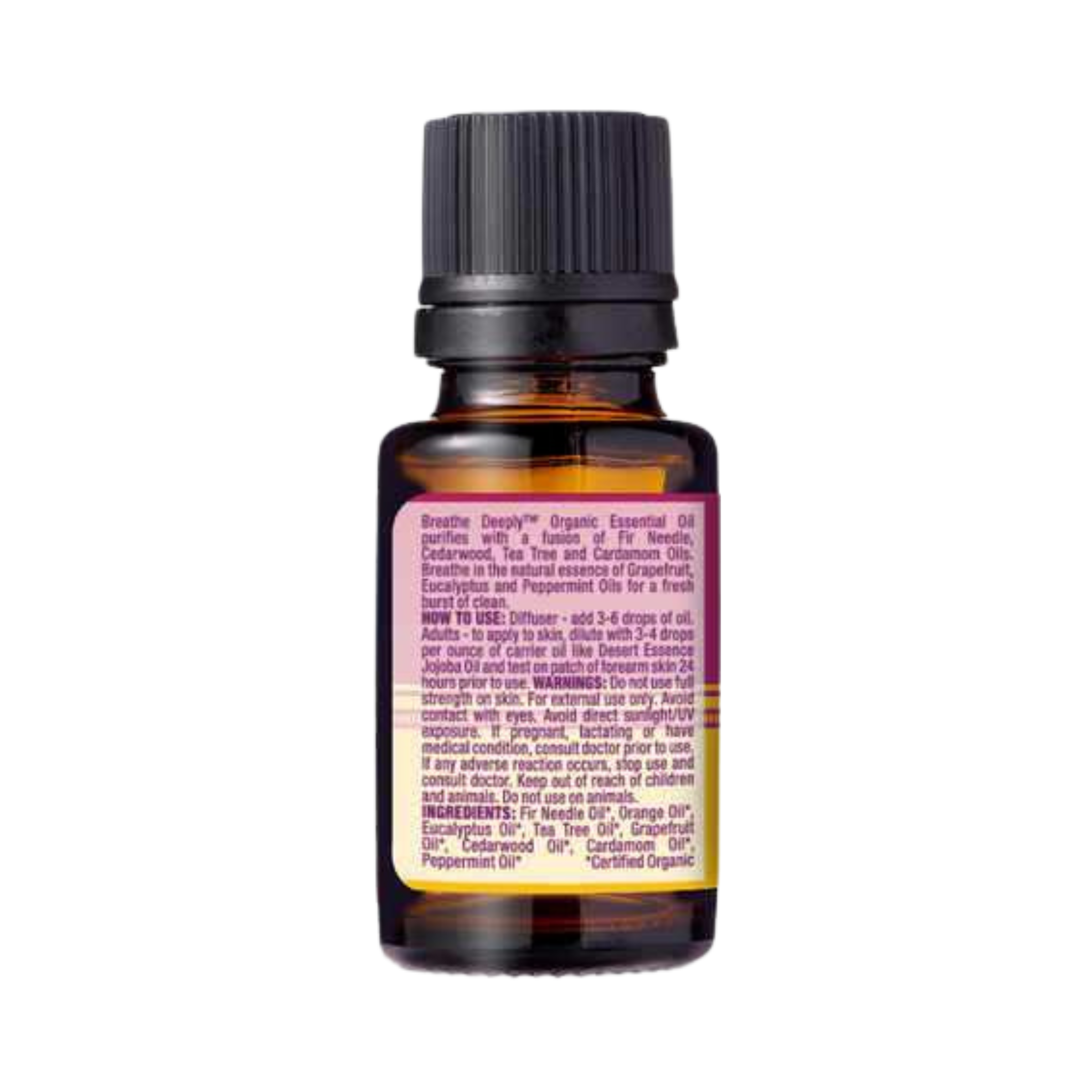 Desert Essence, Breathe Deeply Organic Essential Oil, 0.5 Oz