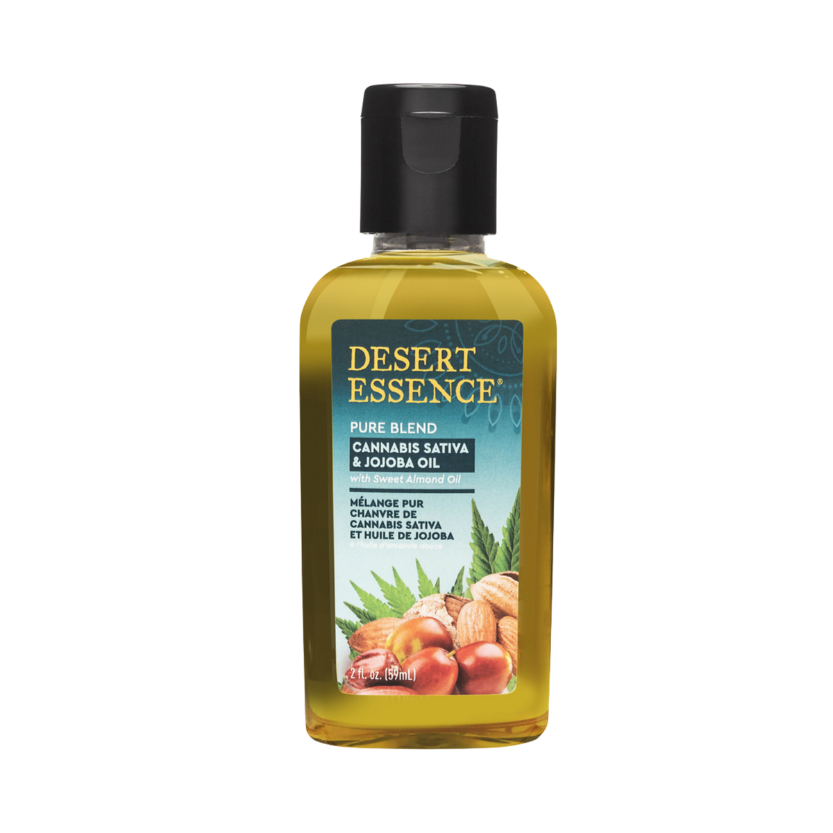 Desert Essence, Cannabis Sativa & Jojoba Pure Oil Blend, 2 Fl Oz