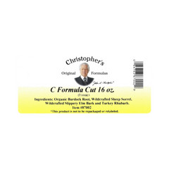 Christopher's Original Formulas, C Formula, Essiac Tea, Bulk 1 Lb Cut