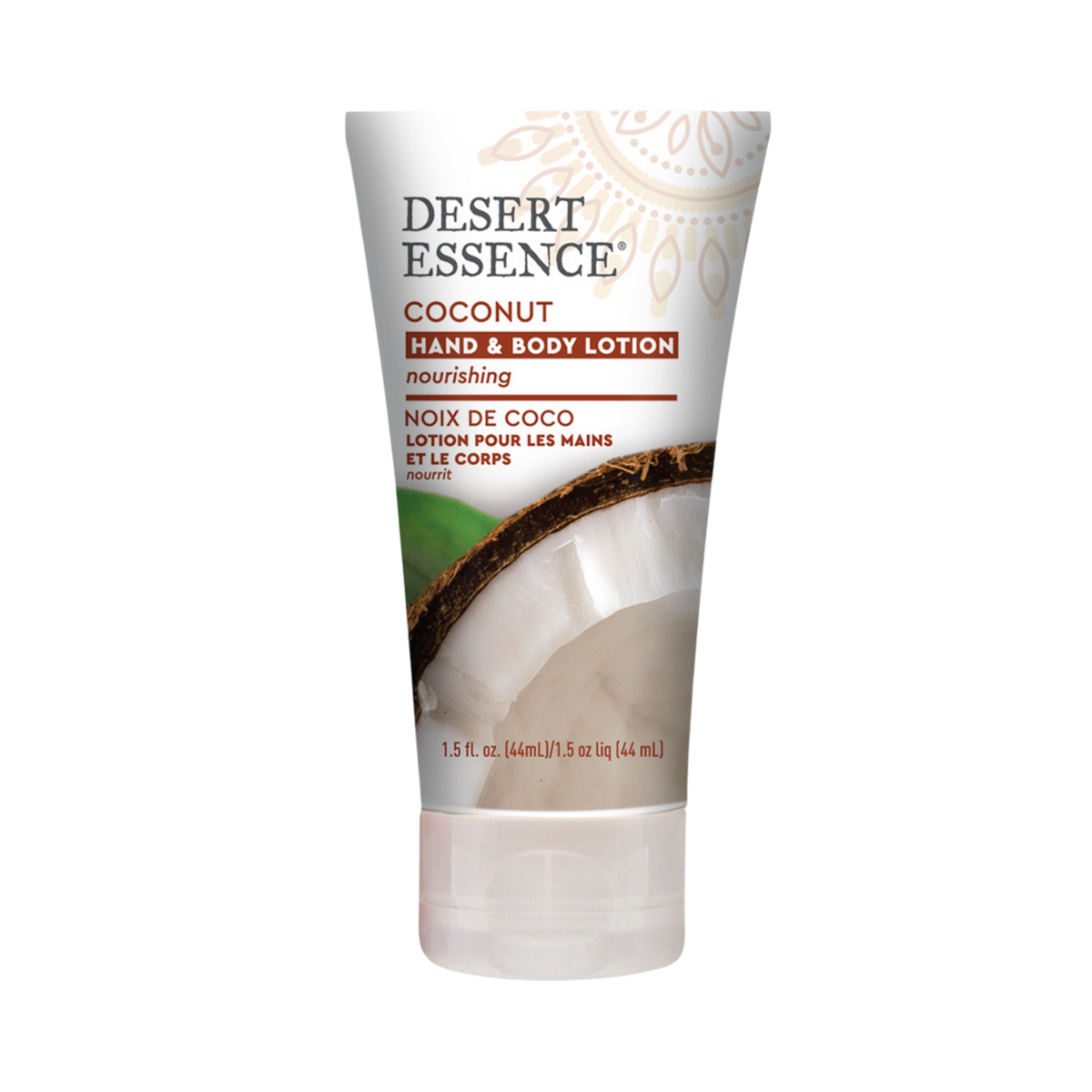 Desert Essence, Coconut Travel Size Hand & Body Lotion, 1.5 Fl Oz