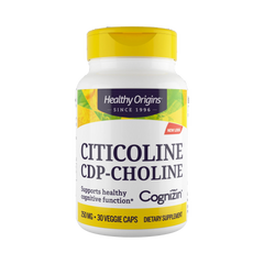 Healthy Origins, Cognizin, Citicoline, 250 Mg, 30 Veggie Caps