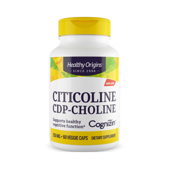 Healthy Origins, Cognizin, Citicoline, 250 Mg, 60 Veggie Caps