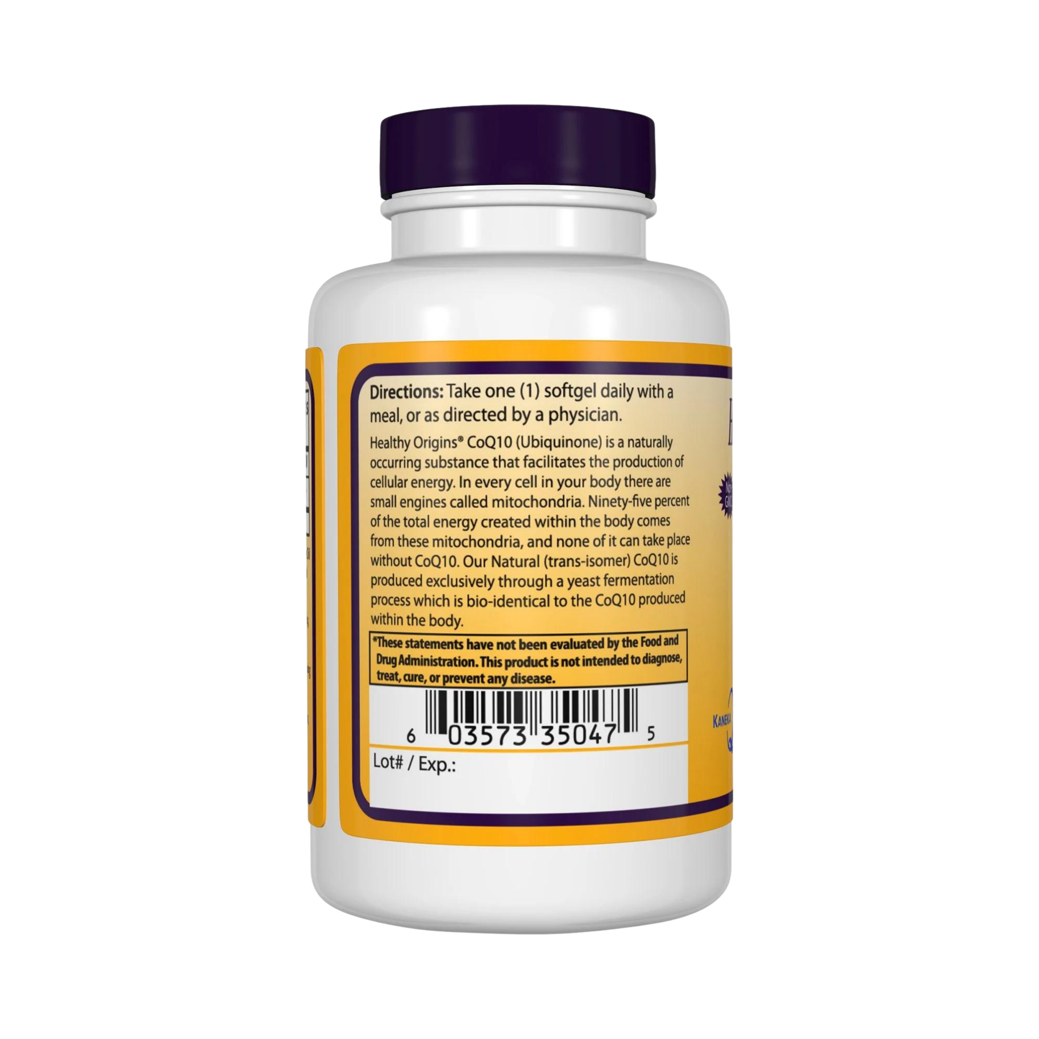 Healthy Origins, COQ10, Kaneka Q10, 200 Mg, 60 Softgels