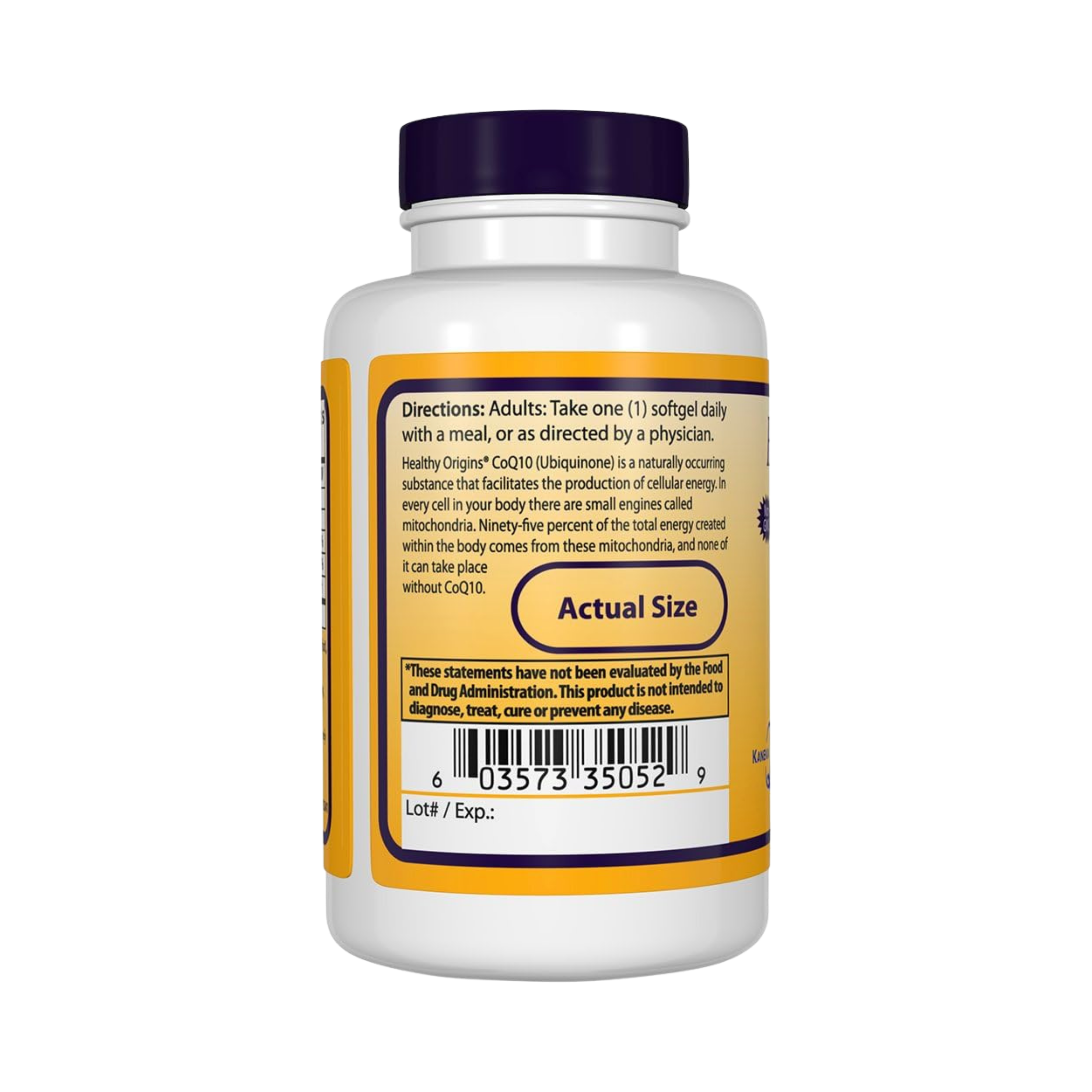 Healthy Origins, COQ10, Kaneka Q10, 600 Mg, 30 Softgels