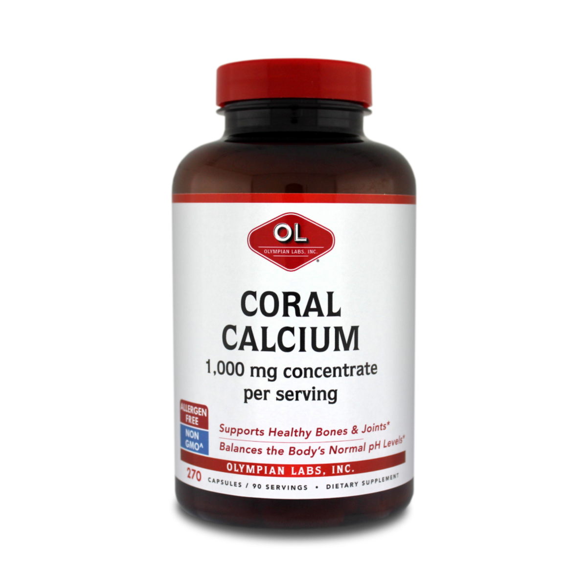 Olympian Labs, Coral Calcium, 270 Capsules