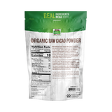 NOW Foods, Real Food, Organic Raw Cacao Powder, 12 Oz