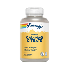 Solaray, Cal-Mag Citrate, 1:1 Ratio, 180 Capsules