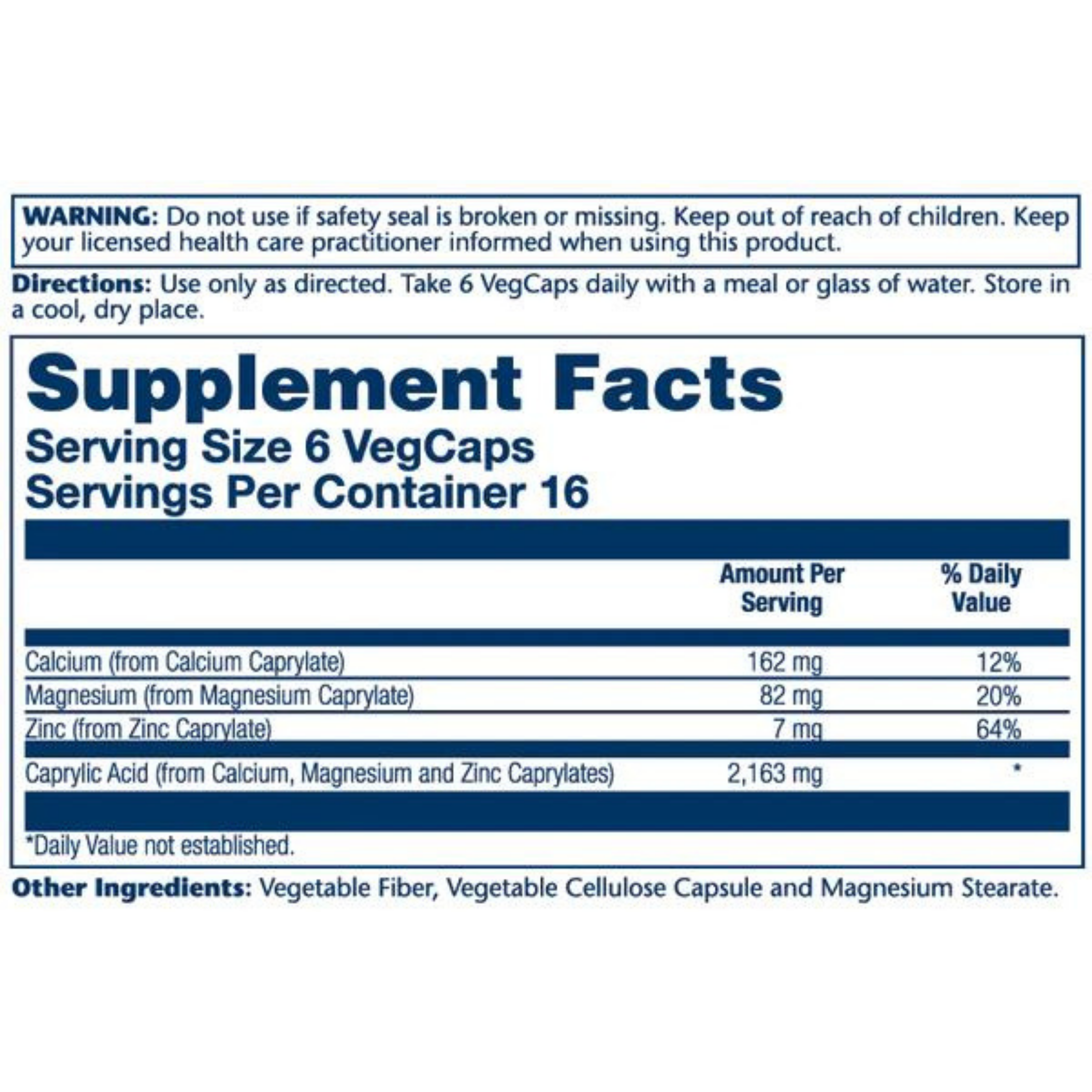 Solaray, Capryl, 2163 Mg, 100 Capsules