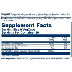 Solaray, Capryl, 2163 Mg, 100 Capsules