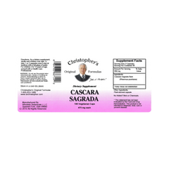 Christopher's Original Formulas, Cascara Sagrada Bark, 100 Capsules