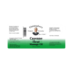 Christopher's Original Formulas, Cayenne Heat Massage Oil, 4 Oz