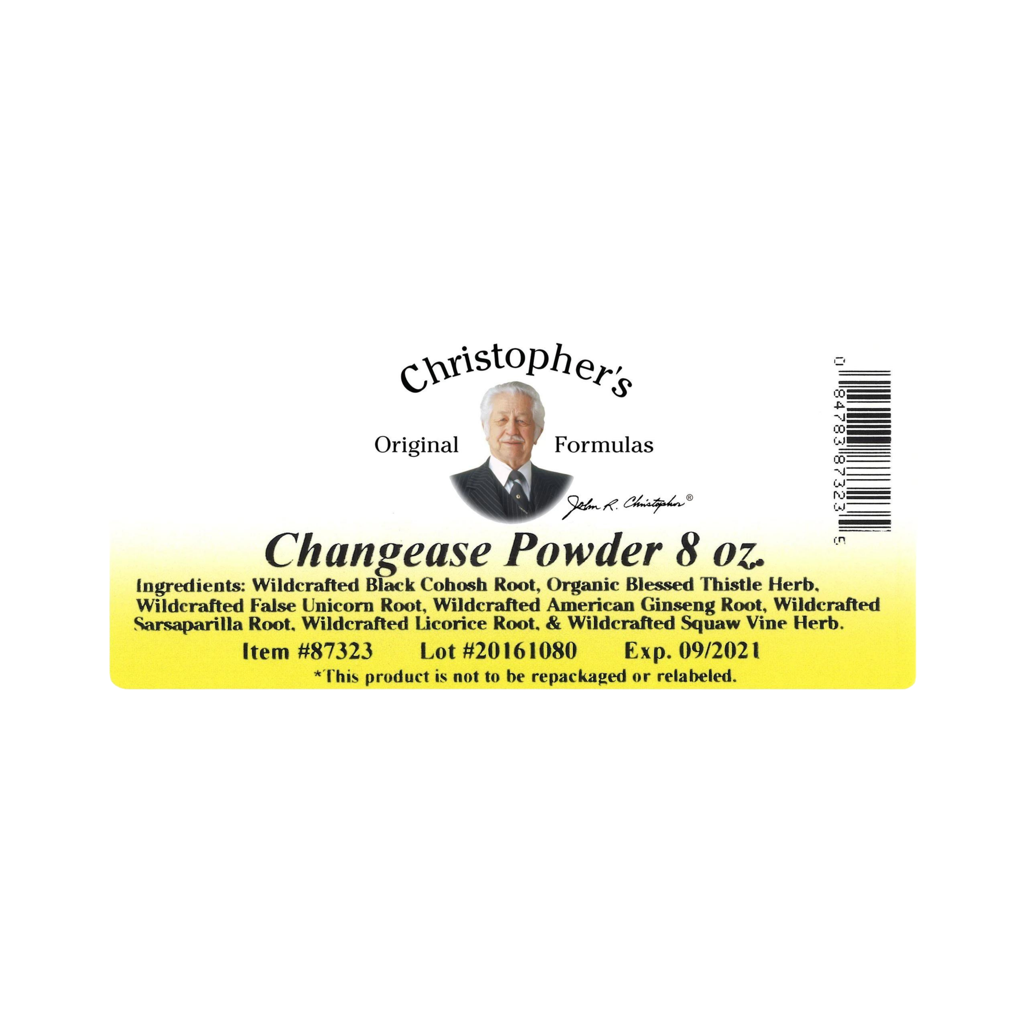 Christopher's Original Formulas, Changease Formula Powder, Bulk 8 Oz