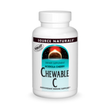 Source Naturals, Chewable C, Acerola Cherry, 120 Mg, 250 Fruit Tablets