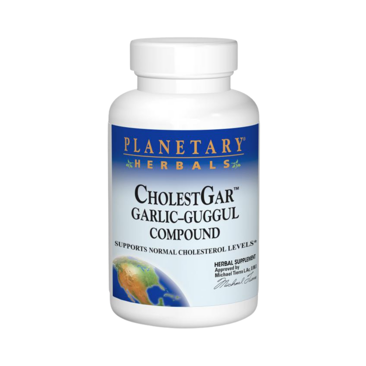 Planetary Herbals, CholestGar Garlic-Guggul Compound, 60 Tablets