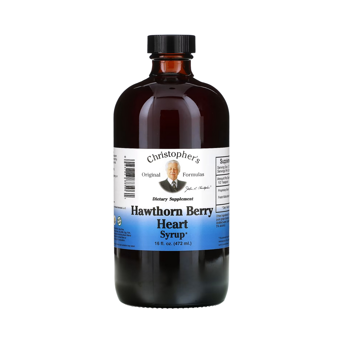 Christopher's Original Formulas, Hawthorn Berry Heart Syrup, 16 Oz