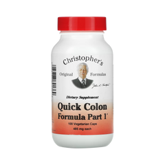 Christopher's Original Formulas, Quick Colon Formula Part 1, 100 Capsules