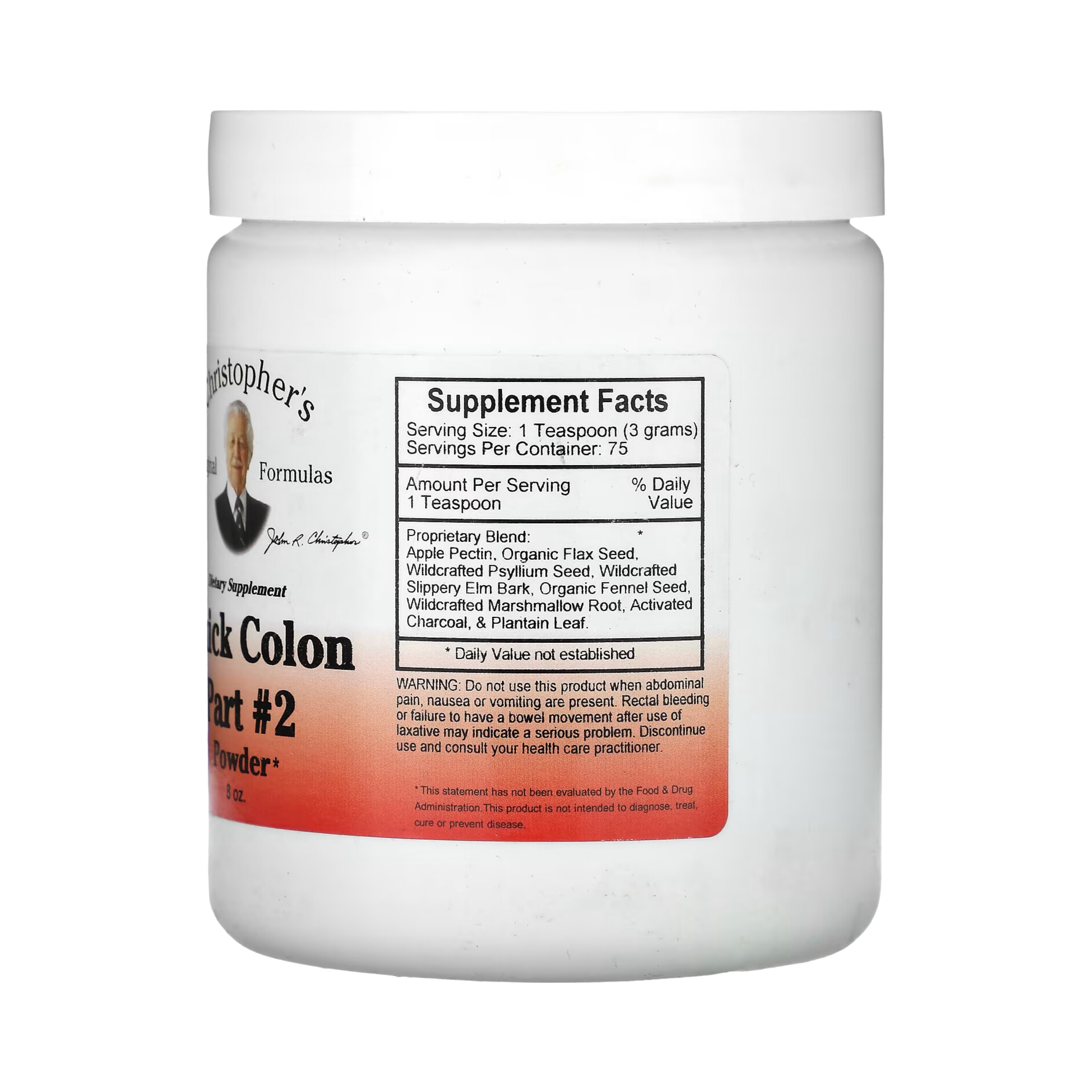 Christopher's Original Formulas, Quick Colon Tonic Part 2, 2 Oz Powder