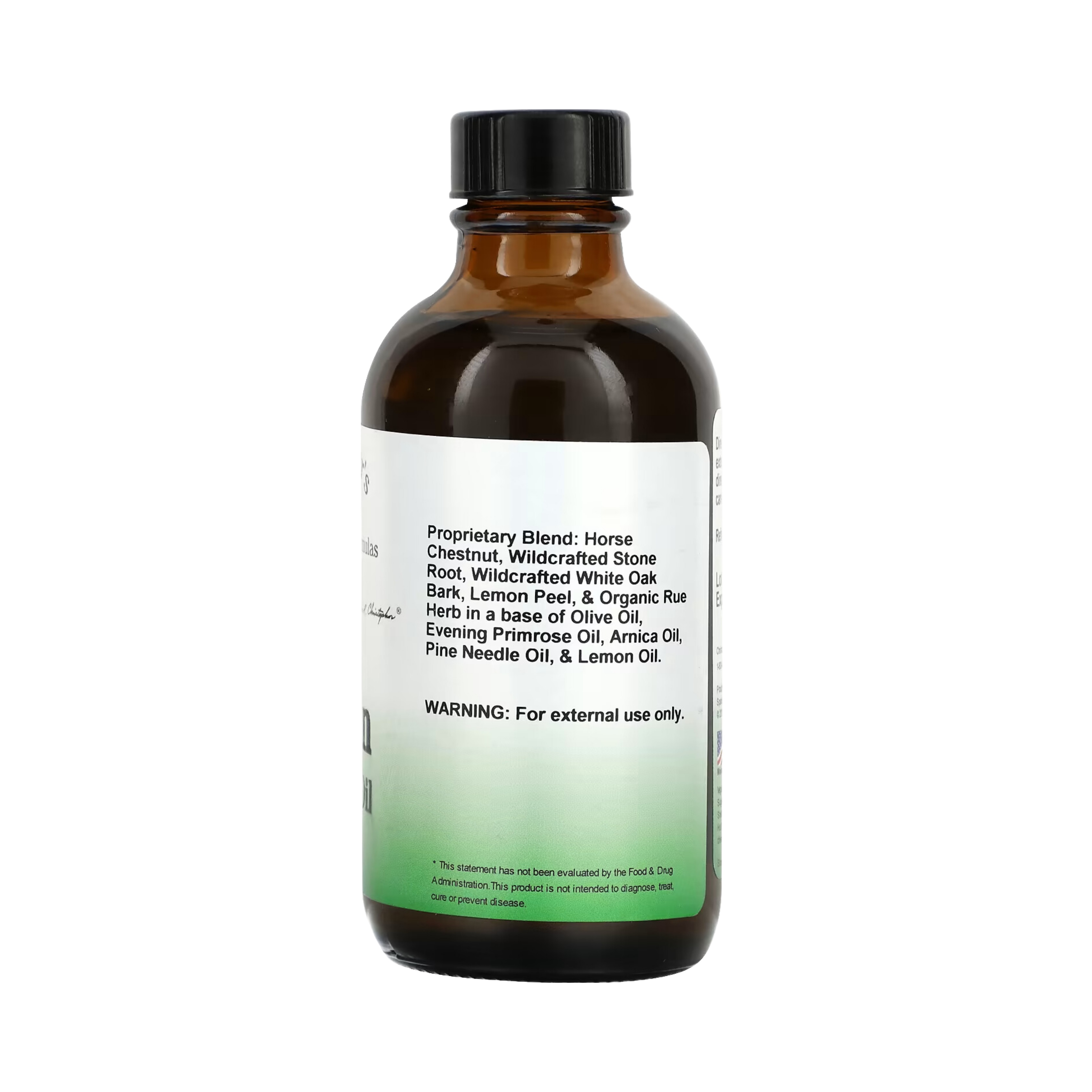 Christopher's Original Formulas, V-Vein Massage Oil, 4 Oz