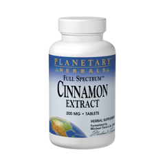 Planetary Herbals, Cinnamon Extract, Full Spectrum, 120 Tablets