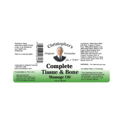 Christopher's Original Formulas, Complete Tissue & Bone Massage Oil, 2 Oz