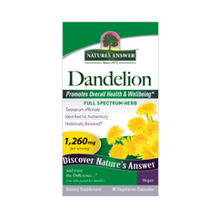 Nature’s Answer - Dandelion Root, 90 Capsules