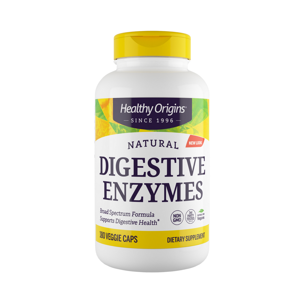 Healthy Origins, Digestive Enzymes (NEC) Broad Spectrum, 180 Veggie Caps