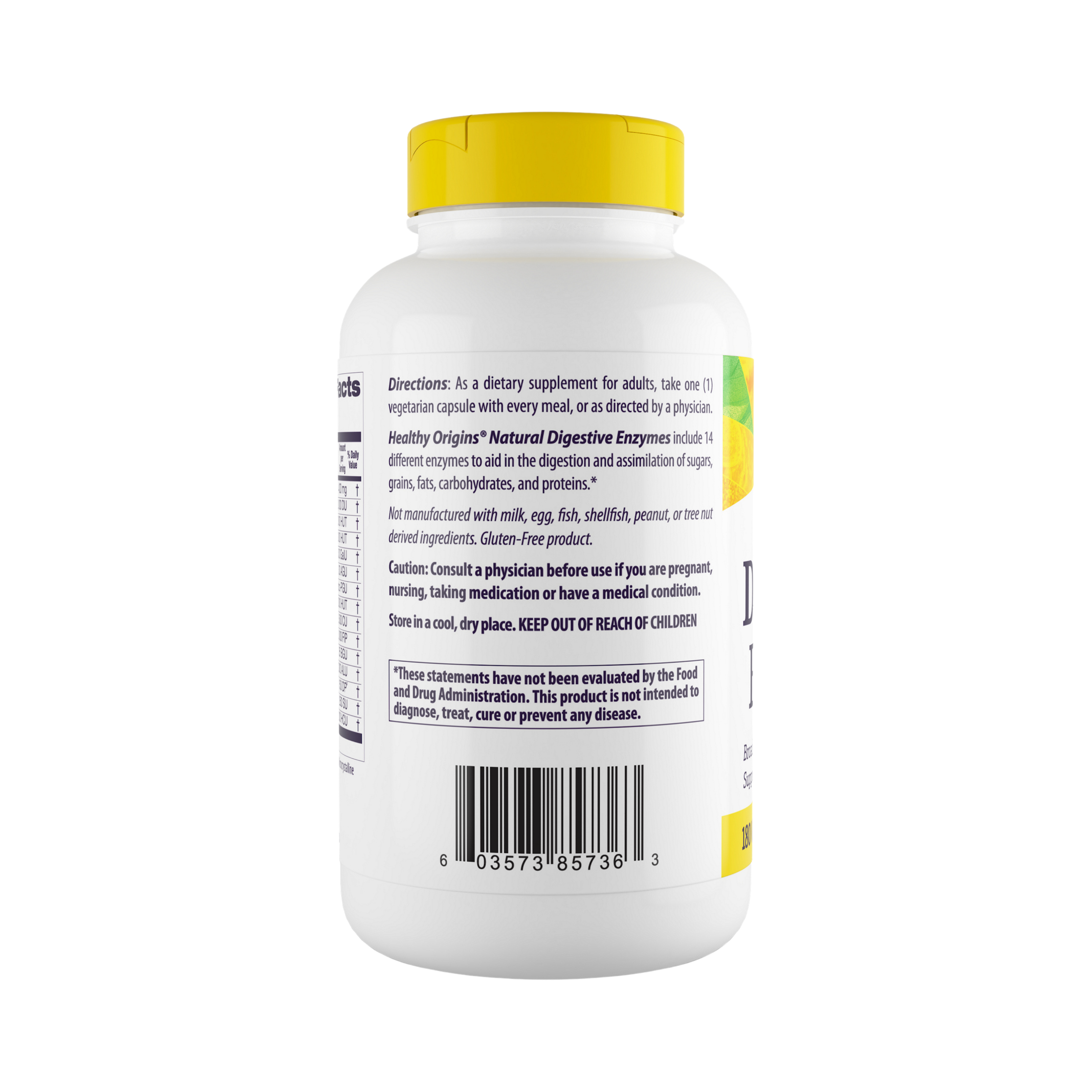 Healthy Origins, Digestive Enzymes (NEC) Broad Spectrum, 180 Veggie Caps