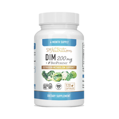 SMNutrition, DIM 200mg with BioPerine, 120 Capsules