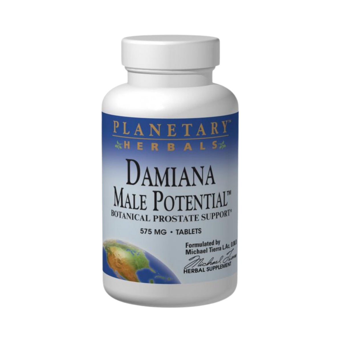 Planetary Herbals, Damiana Male Potential, 90 Tablets