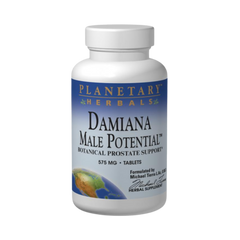 Planetary Herbals, Damiana Male Potential, 45 Tablets